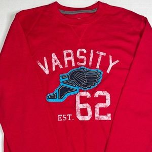 Faded Glory Thermal Long Sleeve Red Shirt Boys Size XXL 18